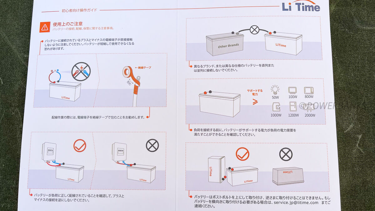 LiTime 14.6V 10A リン酸鉄リチウムバッテリー専用