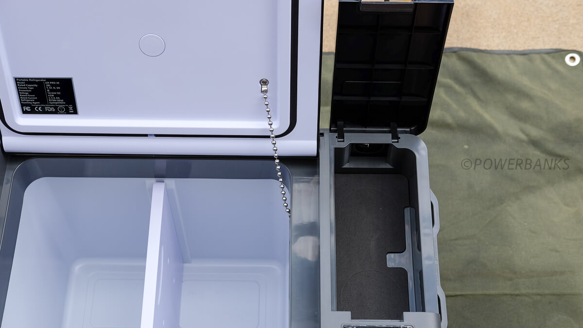 BougeRV 車載冷蔵庫 Large 29L 【CRPRO30】の内蔵バッテリーケース