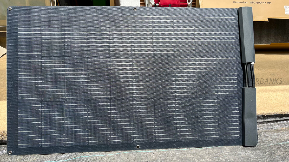 EcoFlow 100W据置型ソーラーパネル開封