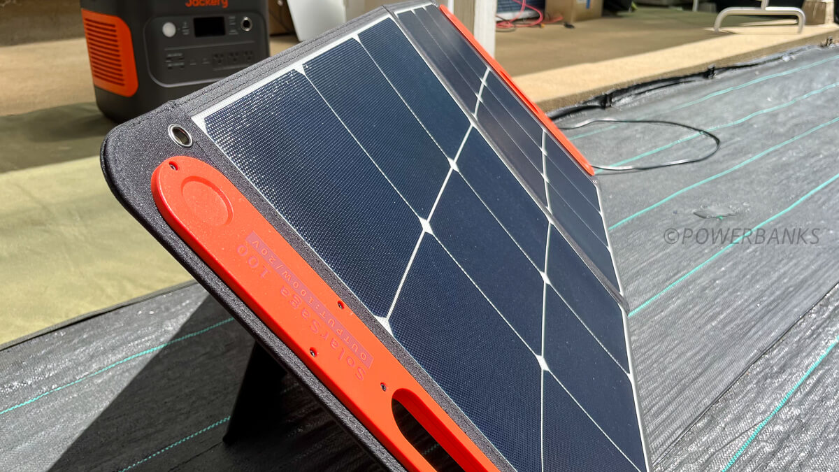 Jackery ポータブル電源 1000 PlusとJackery SolarSaga 100Wの発電