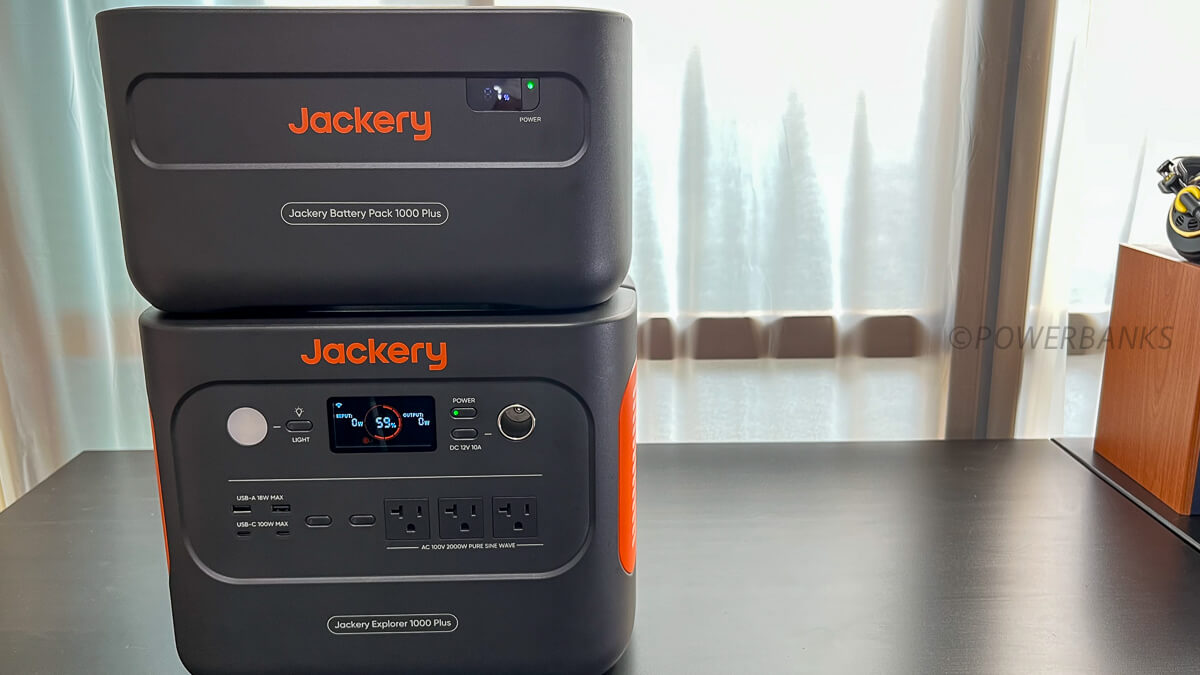 バッテリーパック:Jackery Battery Pack 1000 Plusとポータブル電源