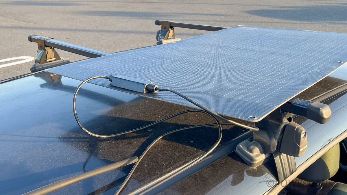 フラットソーラーケーブルで車引き込み