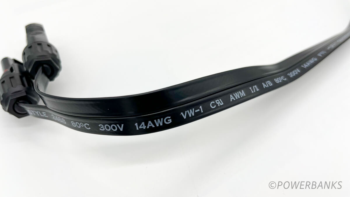 EcoFlow スーパーフラットケーブル