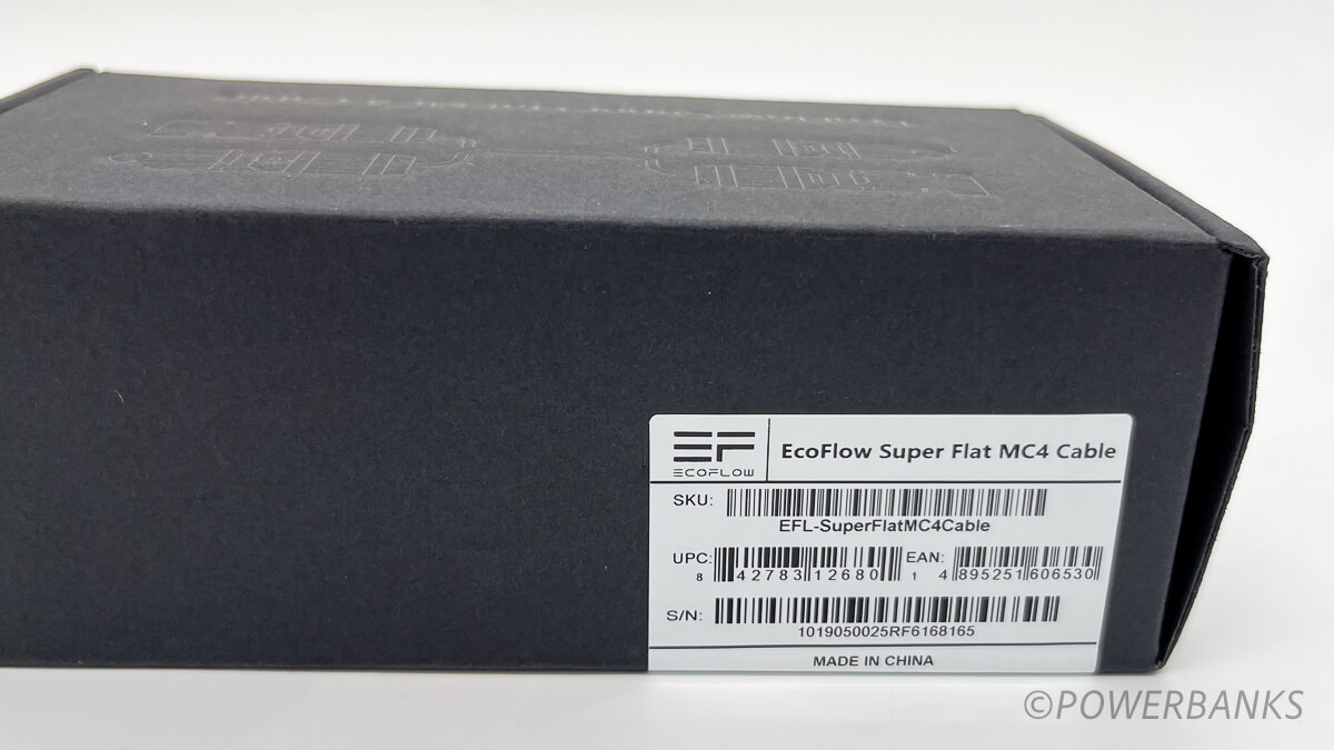 EcoFlow スーパーフラットケーブル