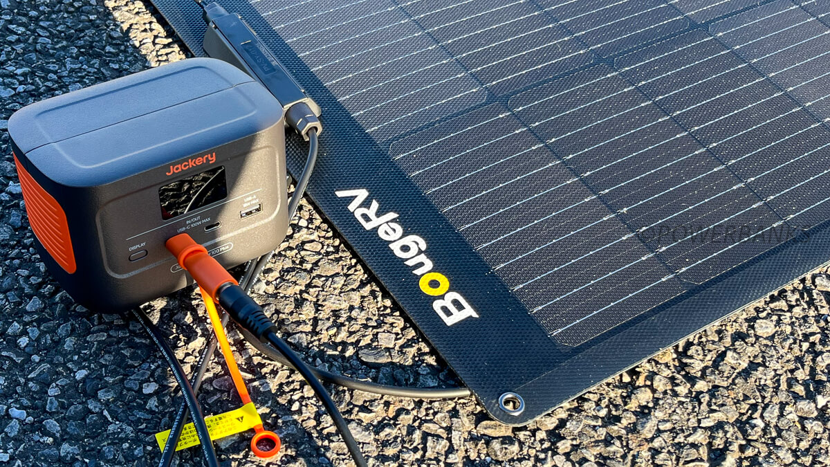 他社製ソーラーパネルでの充電は可能？