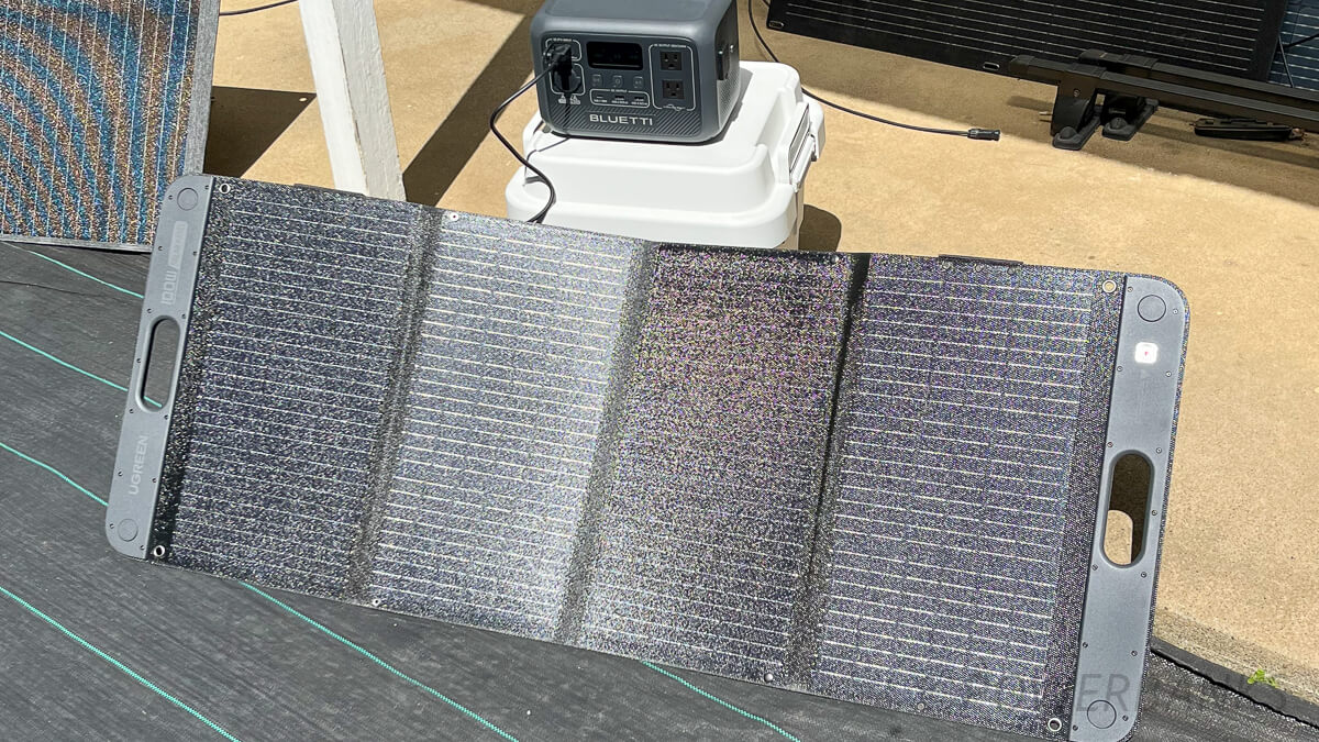 XT60コネクタの100Wソーラーパネルと接続:UGREEN ソーラーパネル 100W SC100