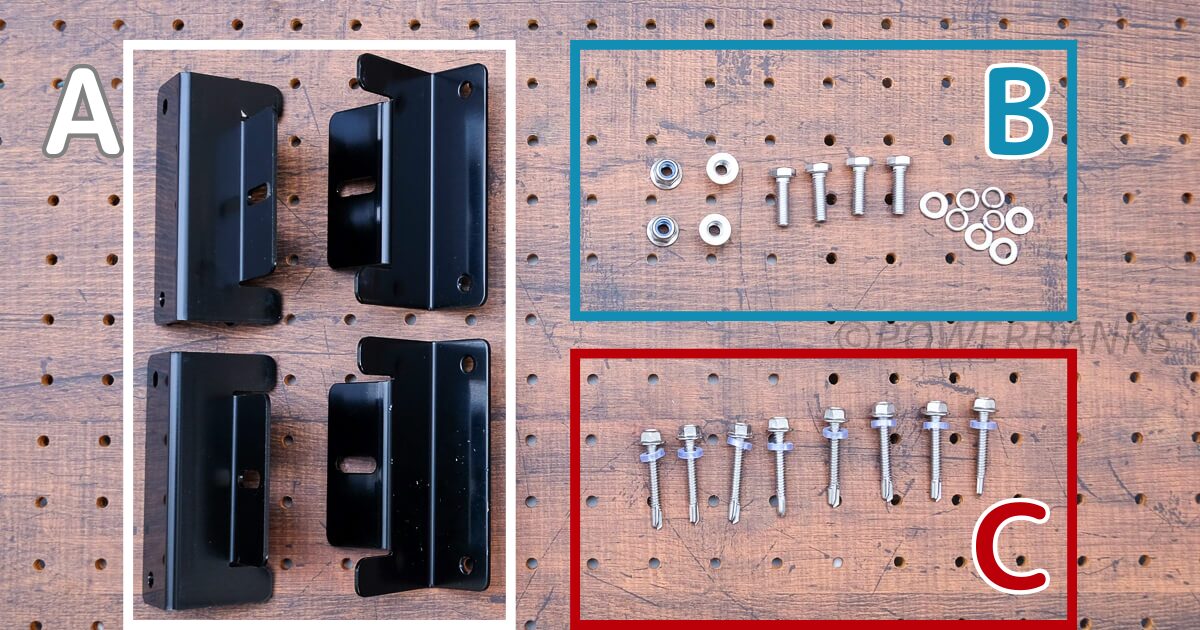 「Jackery SolarSaga 100 Prime」取り付けキット