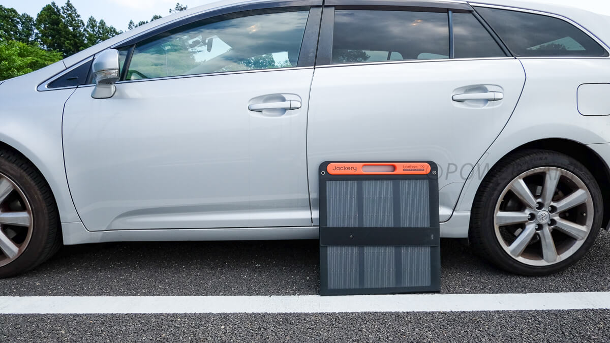 Jackery SolarSaga 100Wの画像レビュー