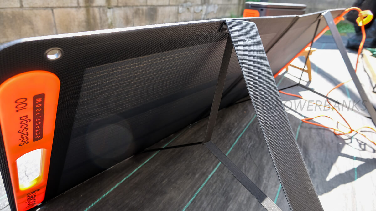 Jackery SolarSaga 100Wの両面受光の発電量