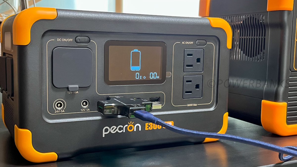 PECRON ポータブル電源 E300LFPの実容量計測