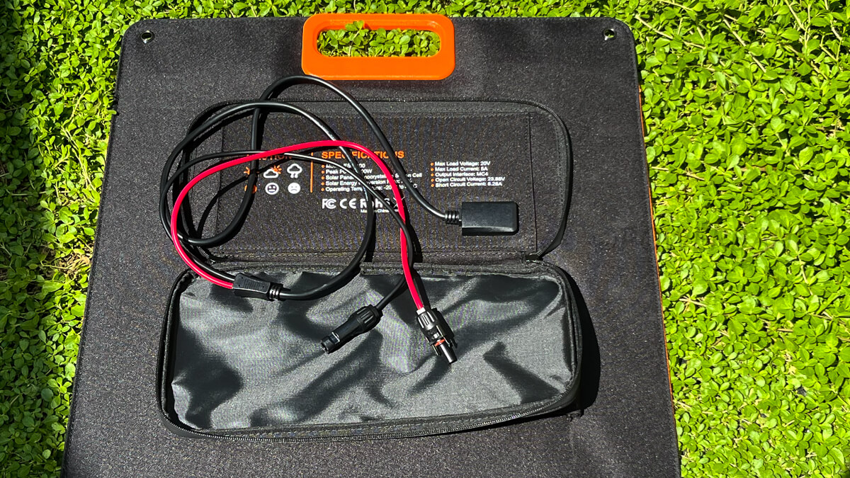 EBL ソーラーパネル 100W 外観・基本機能
