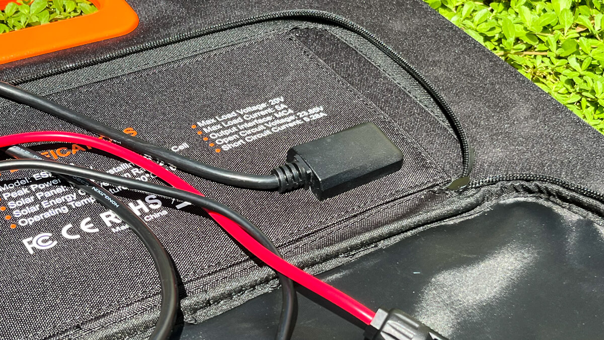 EBL ソーラーパネル 100W 外観・基本機能