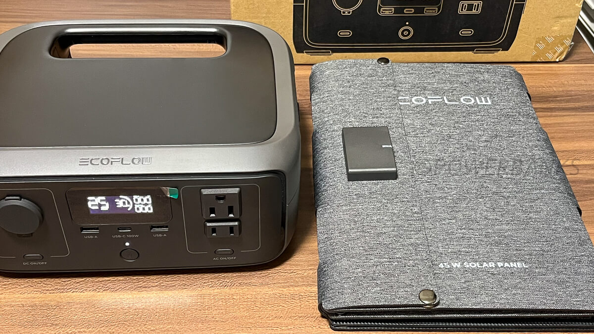 EcoFlow 45Wソーラーパネル 実機レビュー