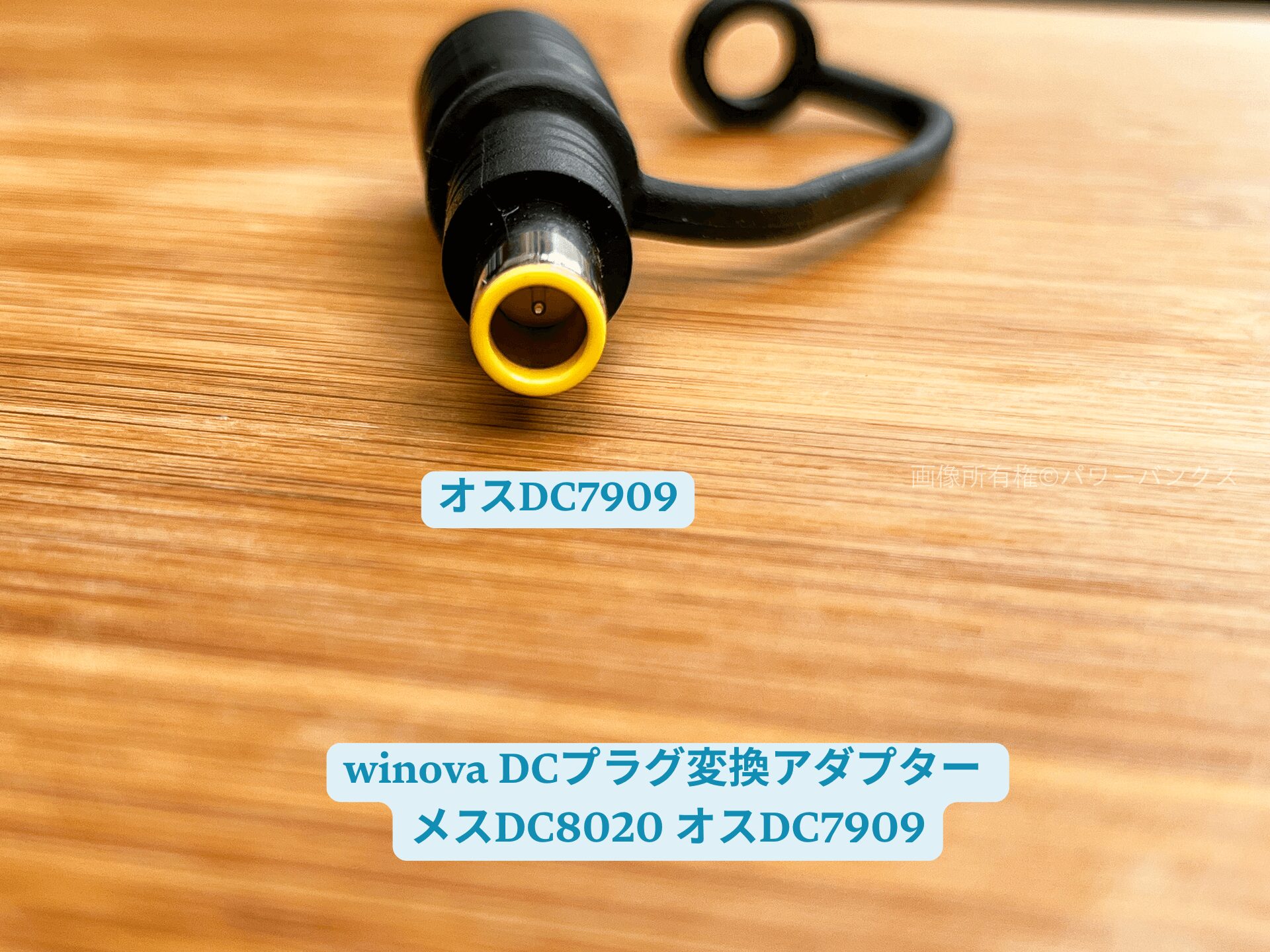 winova DCプラグ変換アダプター メスDC8020 オスDC7909