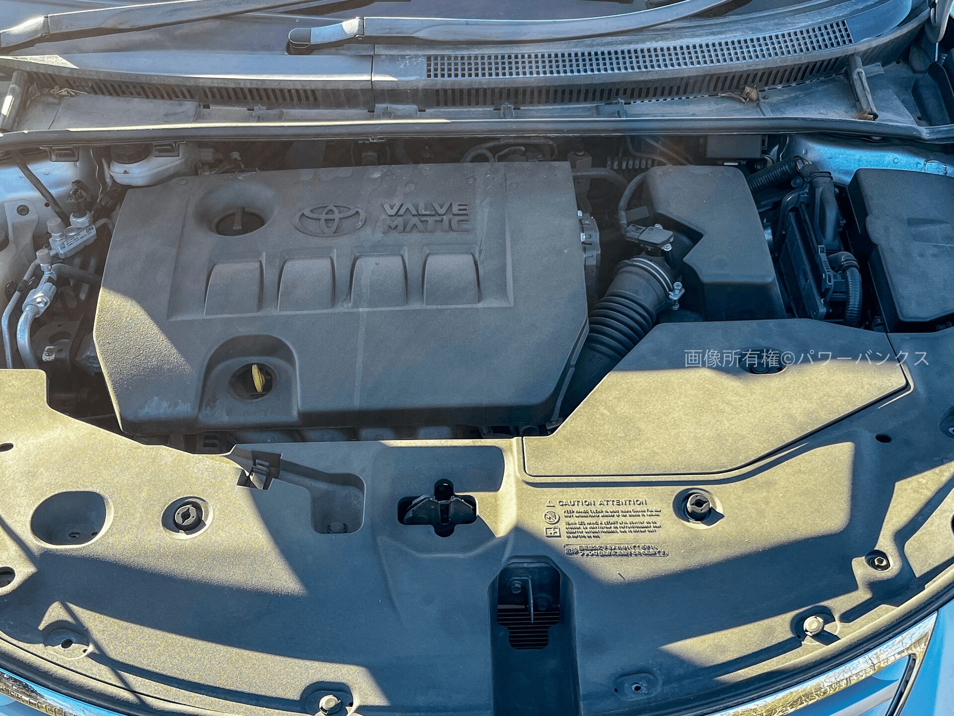 車のバッテリー