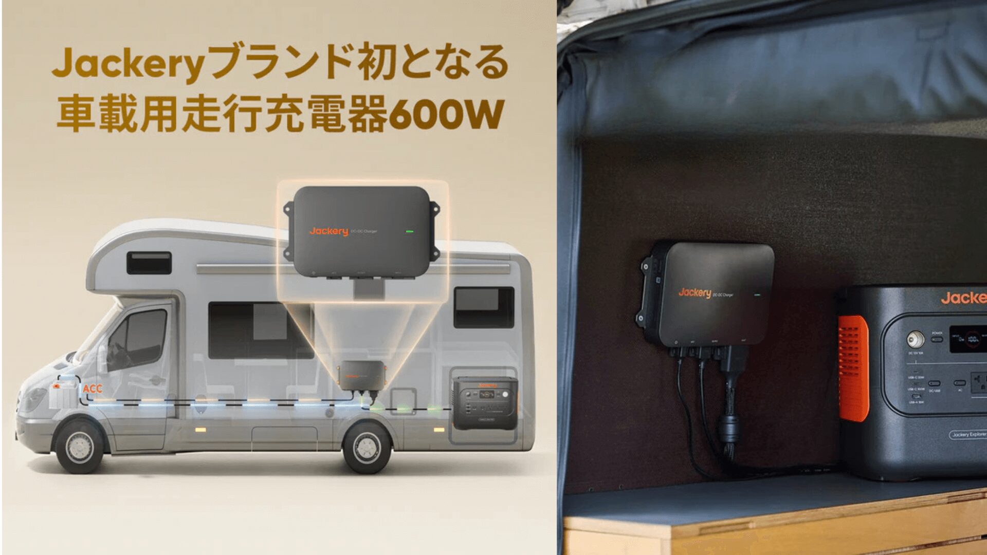 走行充電器 Jackery Drive Charger 600W
