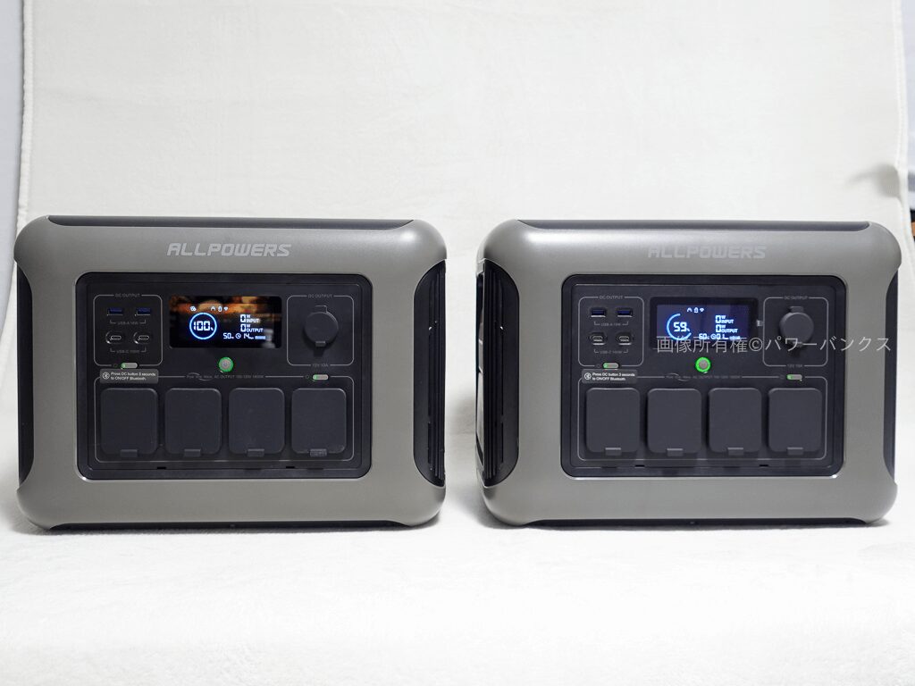 『ALLPOWERS R1500 Lite』と、その先行モデルにあたる『R1500』を比較