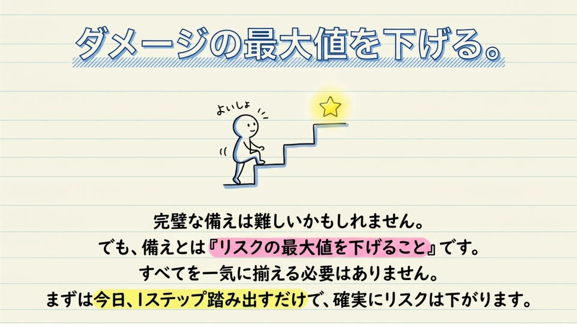 防災対策チェックリスト